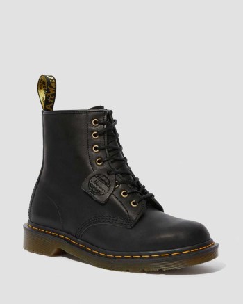 Dr Martens 1460 Made In England Horween Kožené Čižmy Panske Čierne | 5172-PEVAT